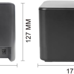 X-PRINTER 80mm Receipt Printer ESC/POS Thermal Printer Desktop Direct Print USB+LAN Connection High Efficiency with Auto Cutter Large Paper Bin