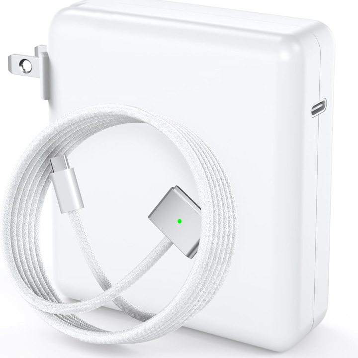 Mac Book Pro Charger- 140W USB-C GaN Power Adapter with Magnetic 3 Cable (6.6FT) for MacBook Pro 14-inch 16-inch with M1/M2/M3/M4 Pro/Max Model (2021-2025 Model) - Fast Charge Support